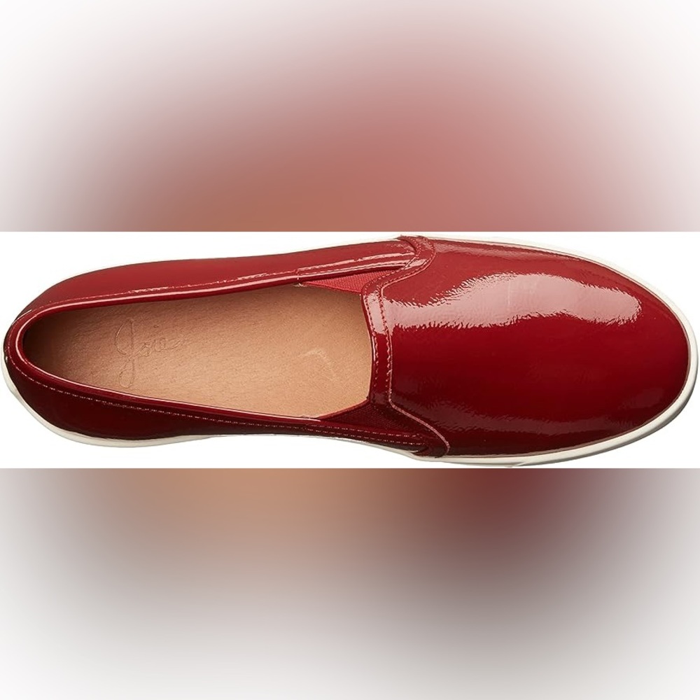 Joie Huxley Patent Leather Slip On Sneakers